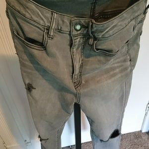 AEO high rise super stretch jegging size 8